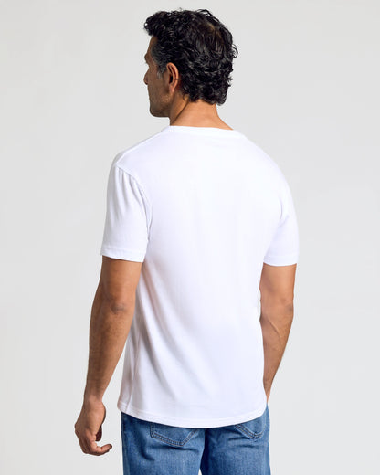 All White Classic V-Neck 10-Pack