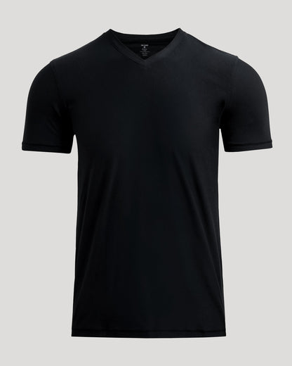Black Active V-Neck