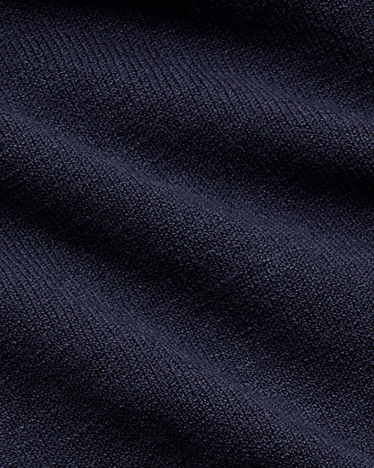 Navy Dressy V-Neck Sweater