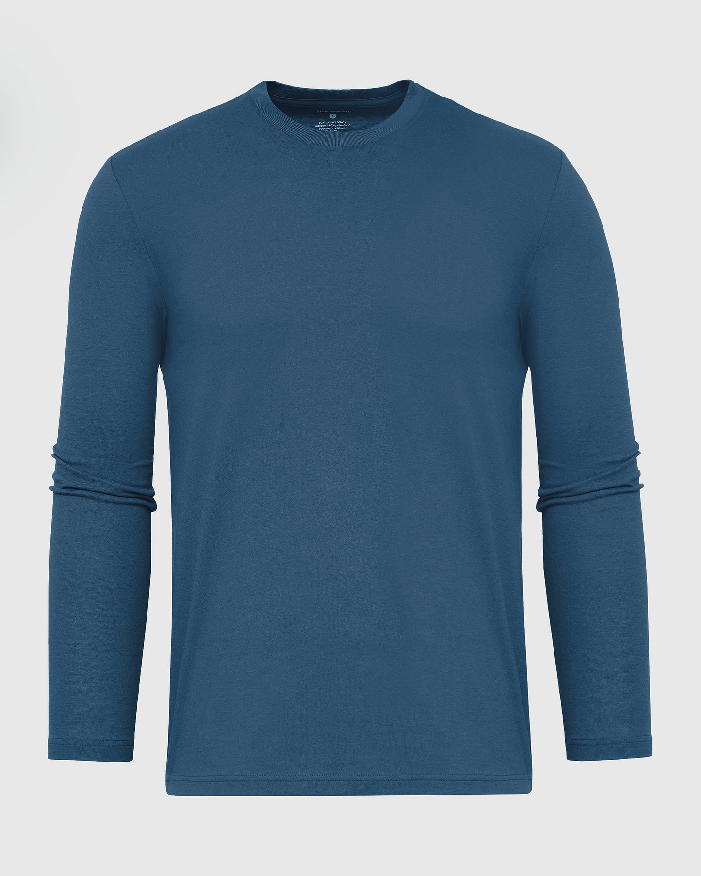Deep Sea Blue Classic Long Sleeve Crew Neck
