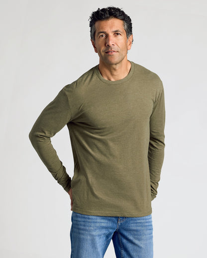 Classic Long Sleeve Crew Neck 3-Pack