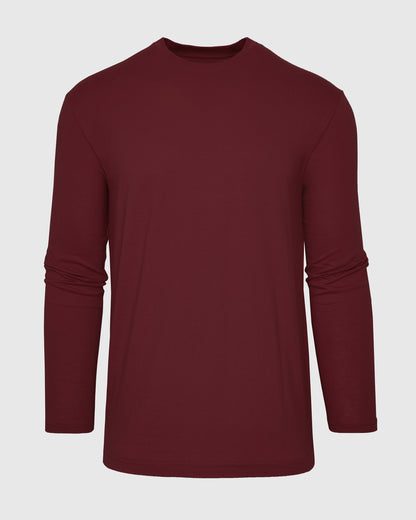 Mahogany Classic Long Sleeve Crew Neck