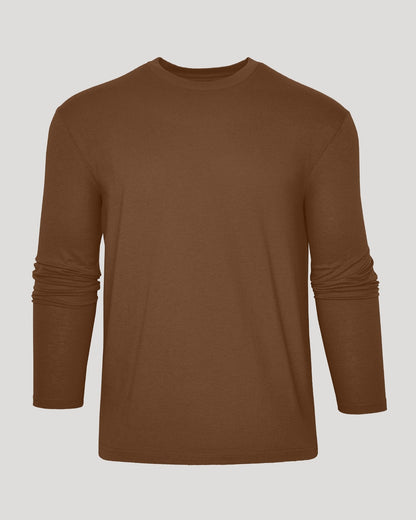 Sepiawood Classic Long Sleeve Crew Neck
