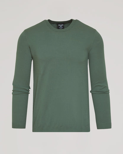Moss Dressy Crew Neck Sweater