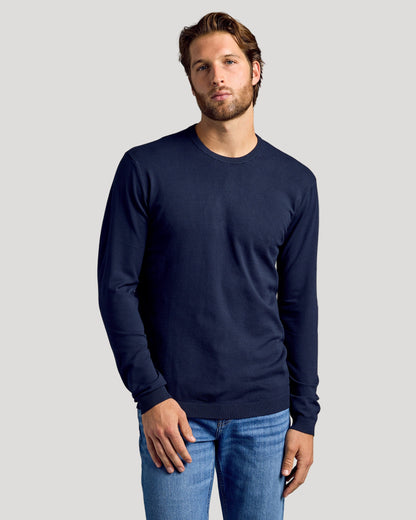 Black & Navy Crew Neck Sweater 2-Pack