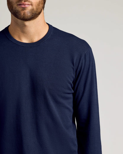 Black & Navy Crew Neck Sweater 2-Pack