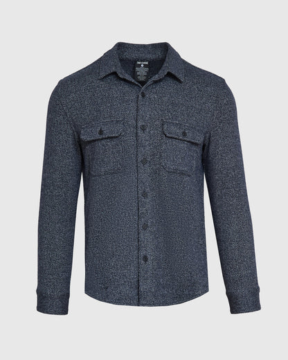Navy Shirt Jacket