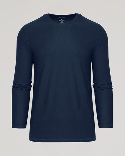 Dark Heather Fiord Active Long Sleeve Crew T-Shirt
