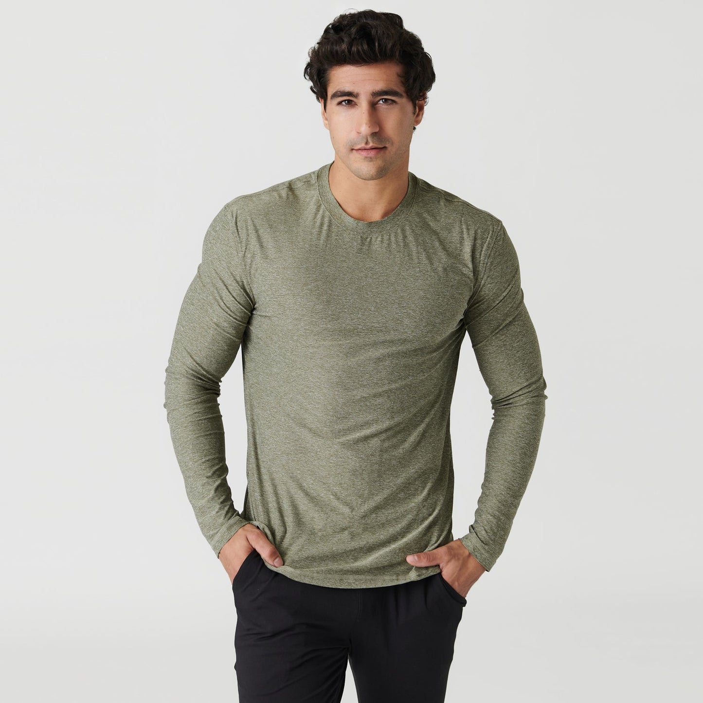 Active Long Sleeve Crew Neck T-Shirt