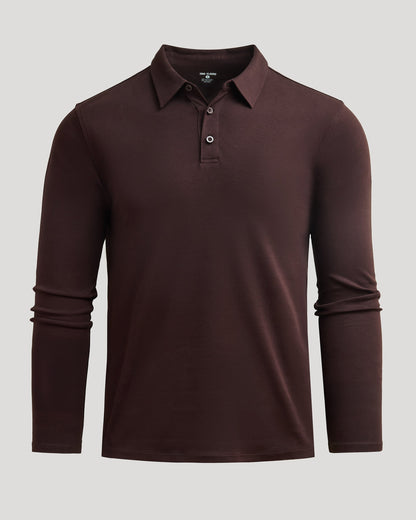 Java Long Sleeve Premium Pima Polo