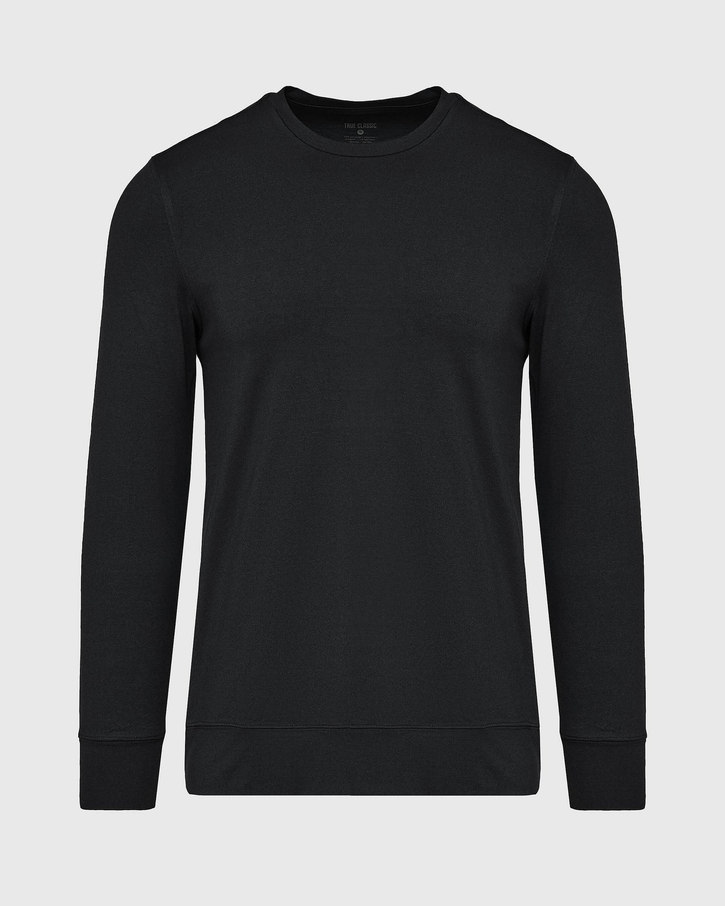 Black Active Comfort Crew Sweatshirt