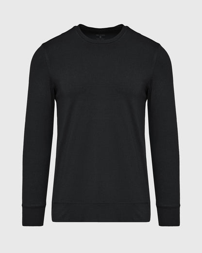 Black Active Comfort Crew Sweatshirt