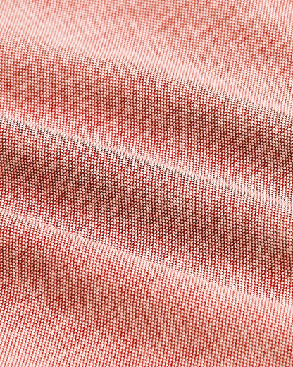 Peach Stretch Oxford Long Sleeve Shirt