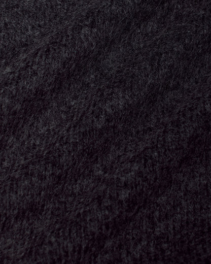 Charcoal Heather Gray Marled Crew Neck Sweater