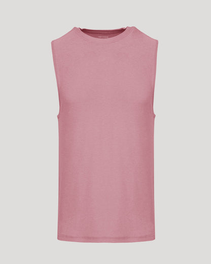 Quartz Rose Sleeveless Active Muscle Tee
