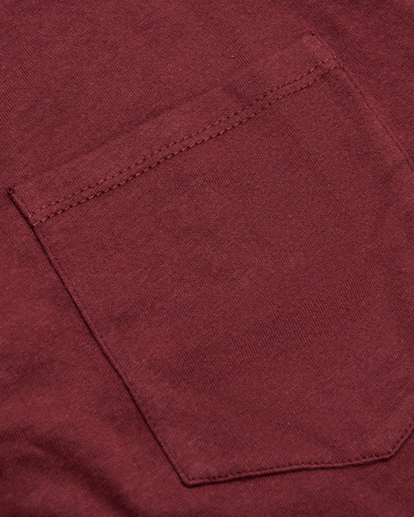 Claret Pocket Crew Tee