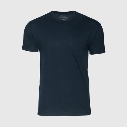 Navy Pocket Crew Tee
