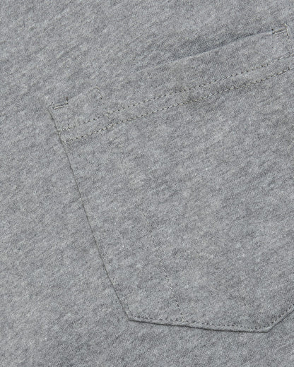 Heather Gray Heavyweight Pocket Crew
