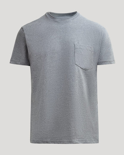 Heather Gray Heavyweight Pocket Crew