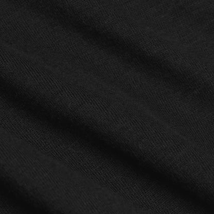 All Black Tall Straight Hem Crew Neck T-Shirt 6-Pack