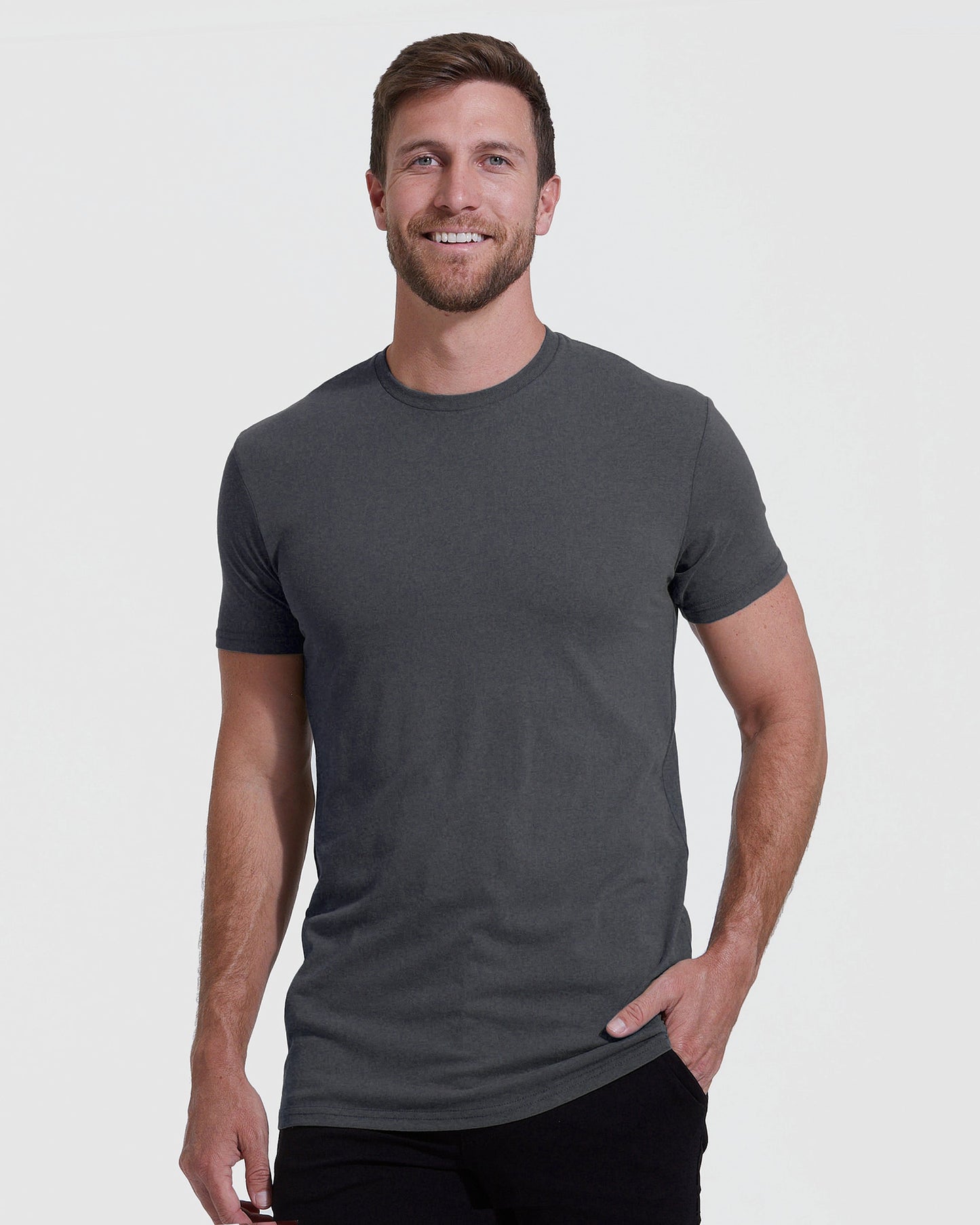 Dark Neutrals Tall Straight Hem T-Shirt 6-Pack