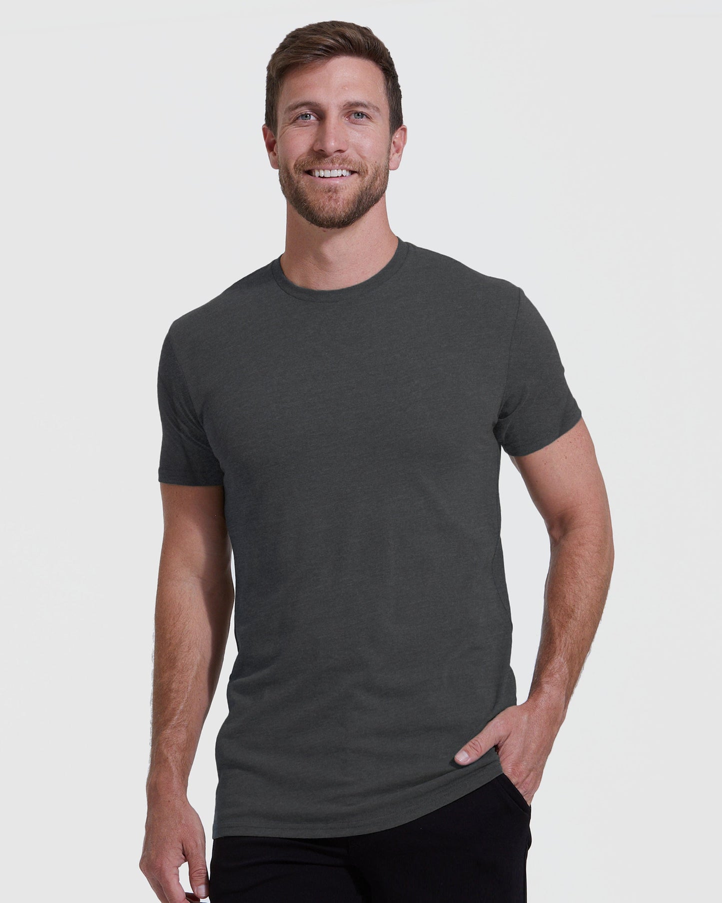 Dark Neutrals Tall Straight Hem T-Shirt 6-Pack