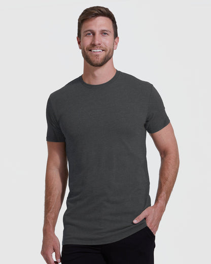 Dark Neutrals Tall Straight Hem T-Shirt 6-Pack