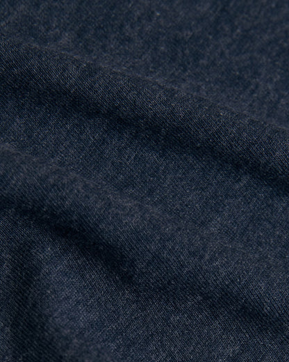 Heather Navy Tall Straight Hem Crew Neck T-Shirt