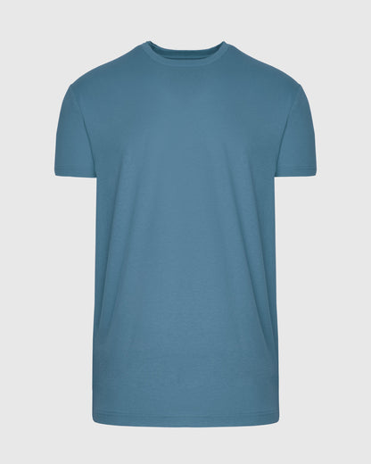 Sapphire Tall Straight Hem Crew Neck T-Shirt