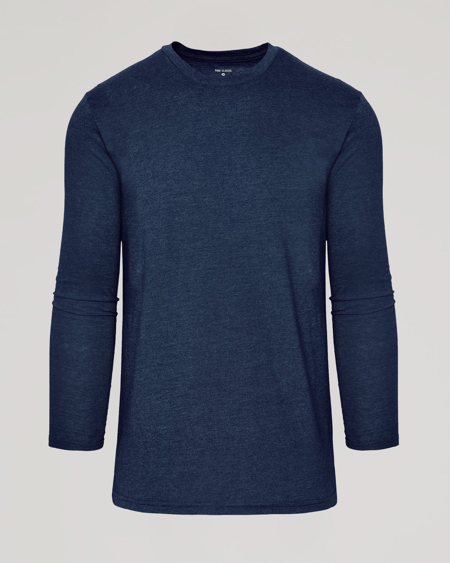 Heather Navy Tall Long Sleeve T-Shirt