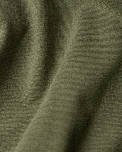 Military Green Tall Short Sleeve Classic V-Neck