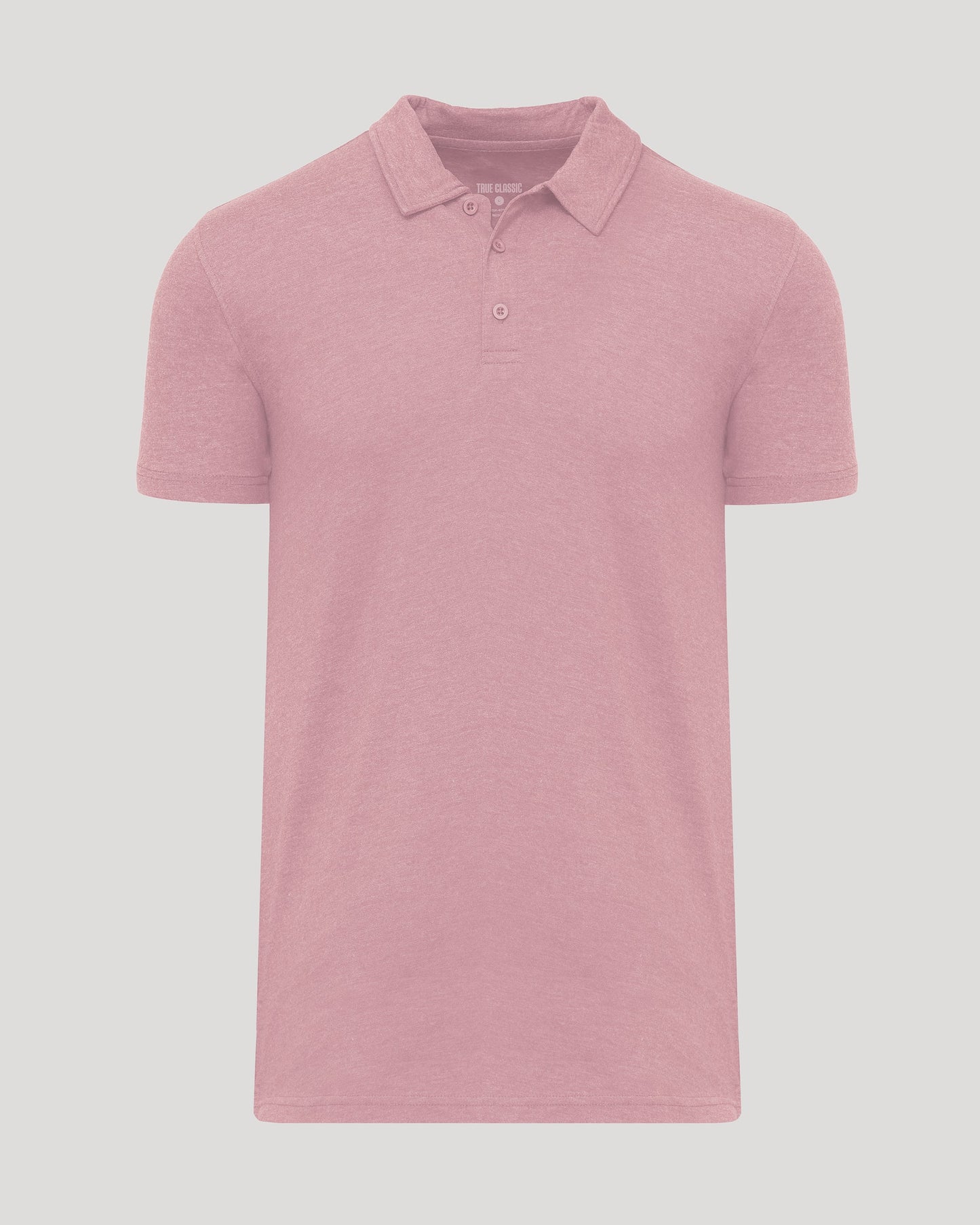 Light Heather Boysenberry Short Sleeve Tall Polo
