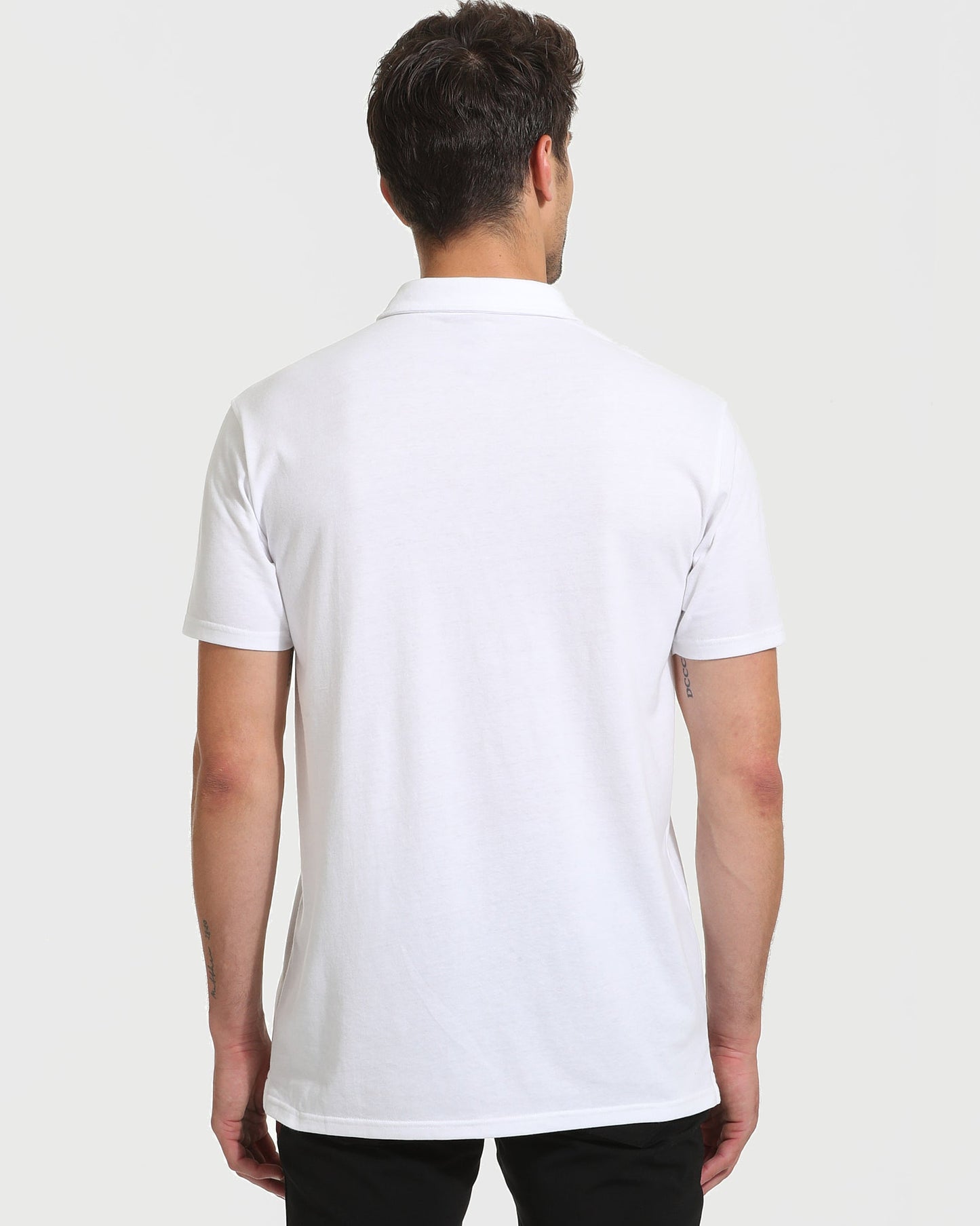 All White Tall Classic Polo 10-Pack