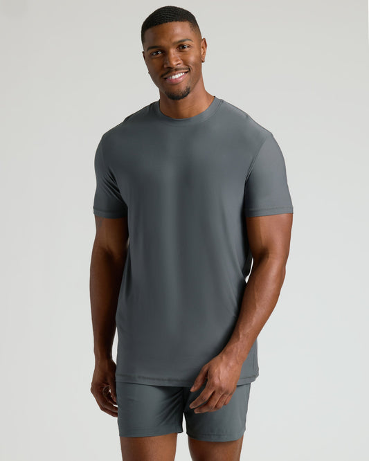 Carbon Tall Active Crew Neck 2.0