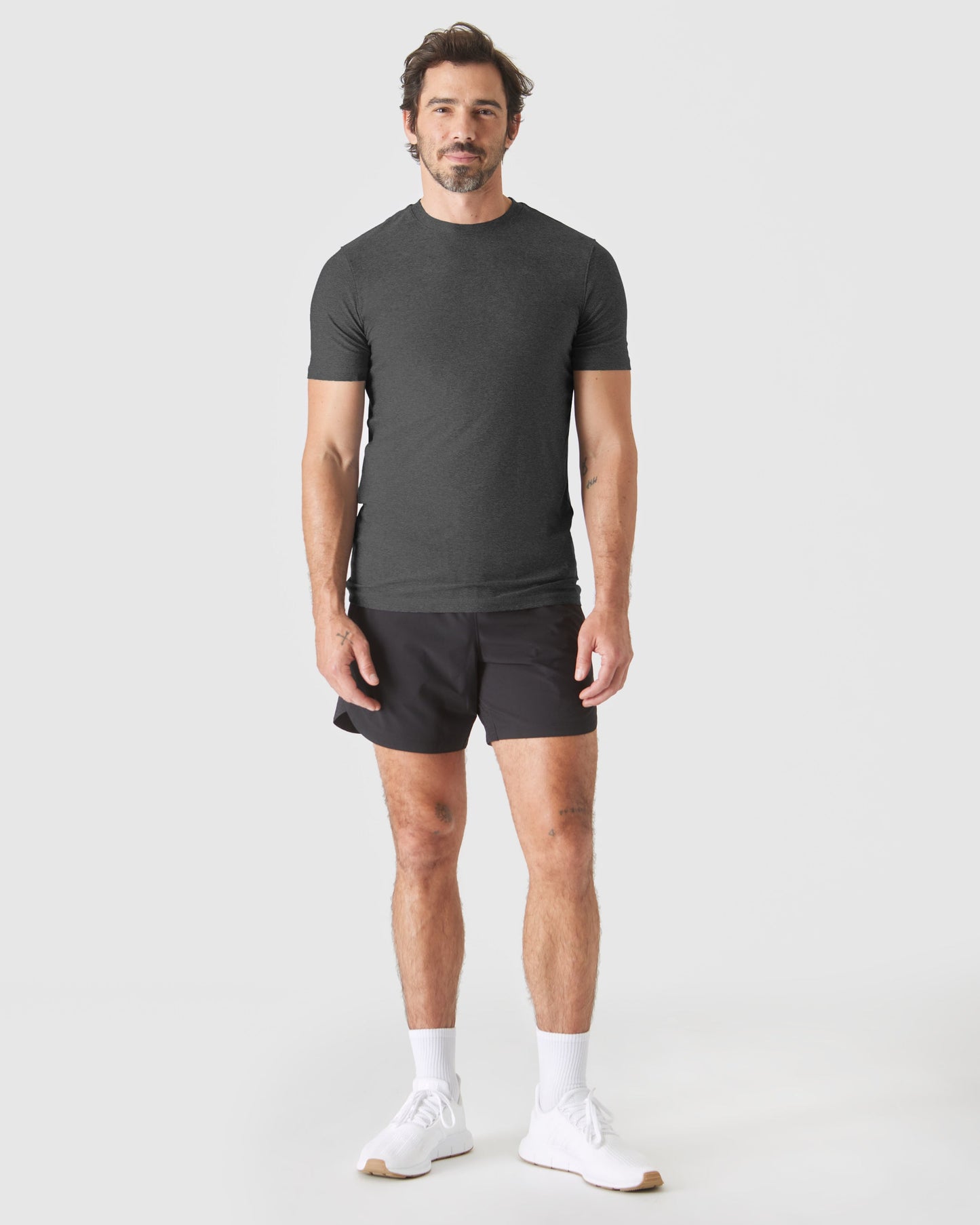 Neutral Short Sleeve Tall Active Crew 3-Pack