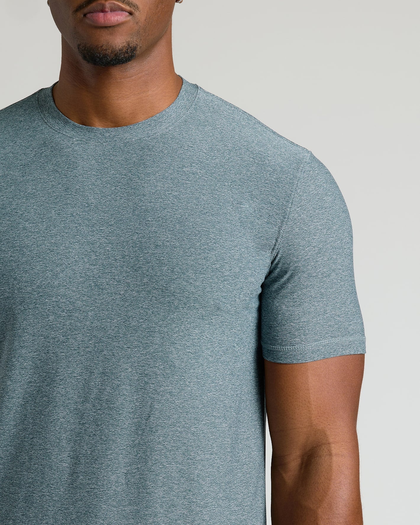 Heather Indigo Tall Active Crew Neck 2.0