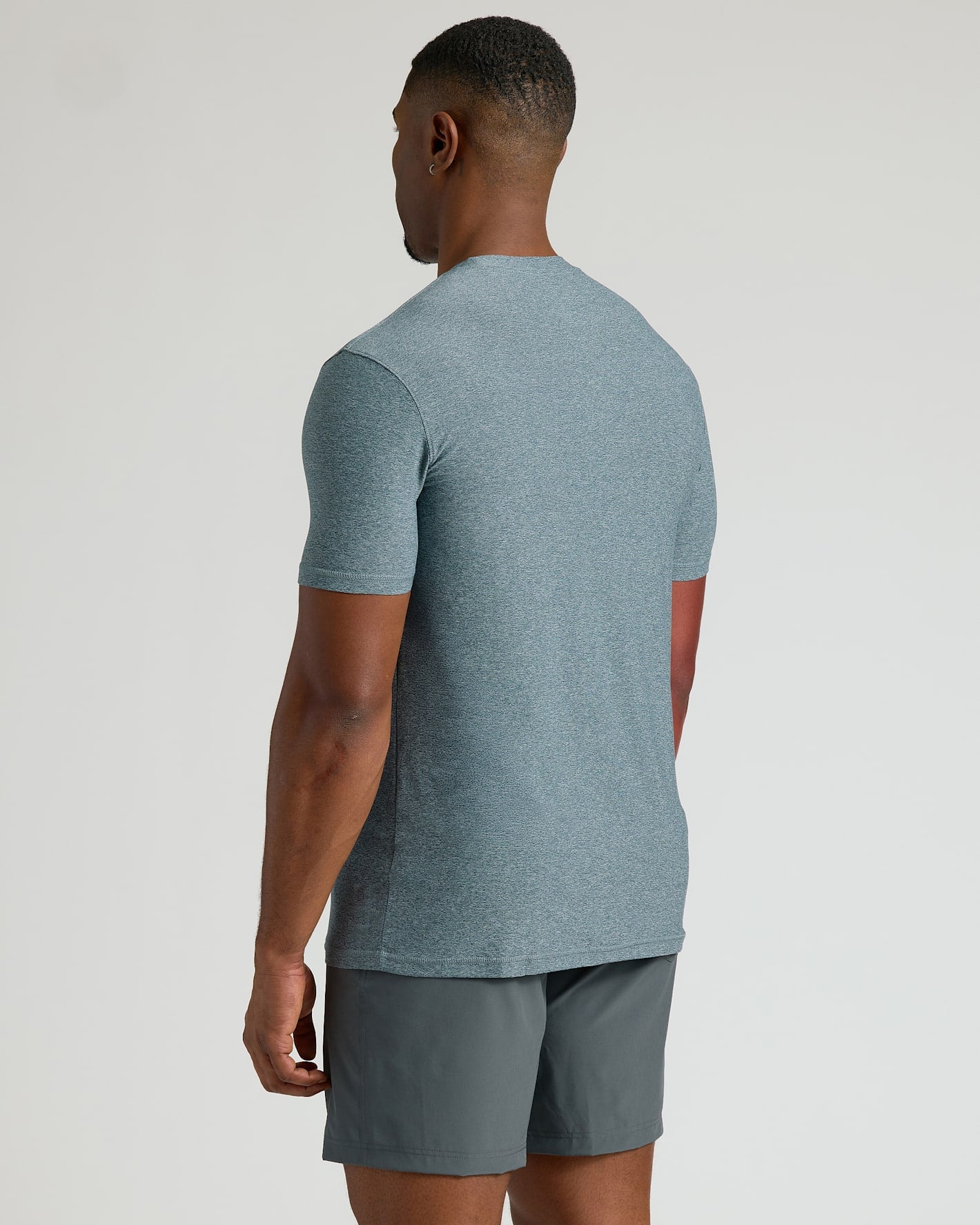 Heather Indigo Tall Active Crew Neck 2.0