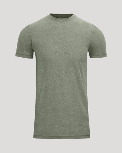 Heather Juniper Tall Active Crew Neck 2.0