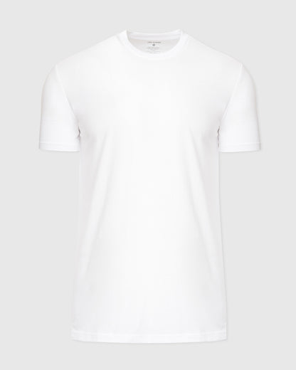 White Tall Active Crew Neck 2.0