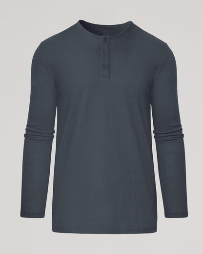 Carbon Tall Classic Long Sleeve Henley