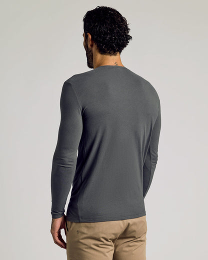 Timeless Tall Classic Long Sleeve Henley 3-Pack