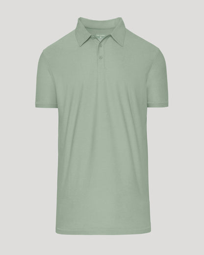 Lichen Short Sleeve Tall Active Polo