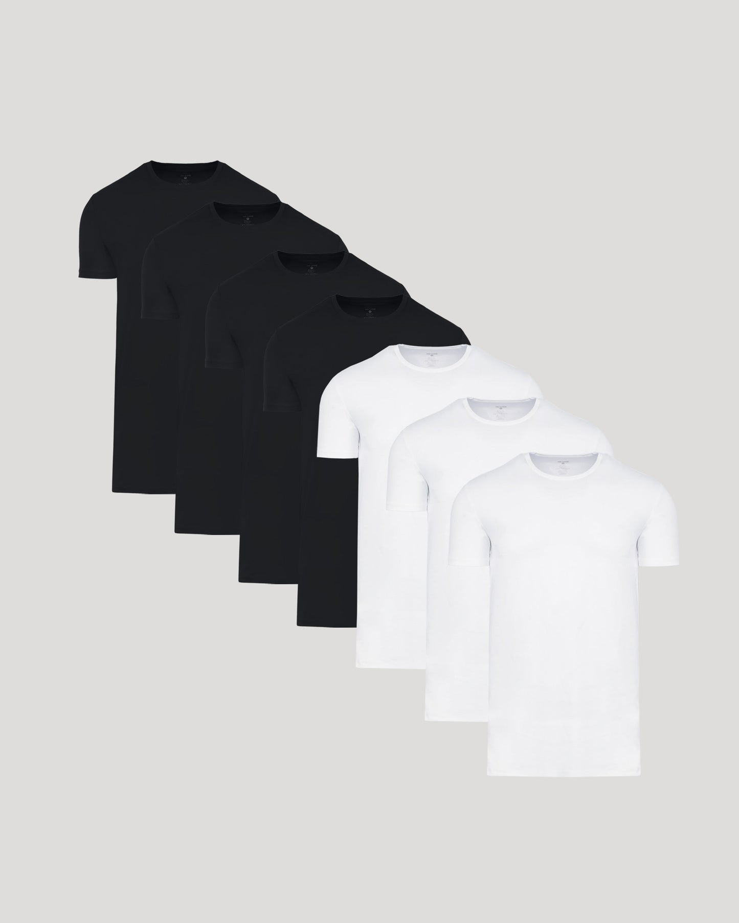Black & White Tall Premium Pima Crew Neck 7-Pack