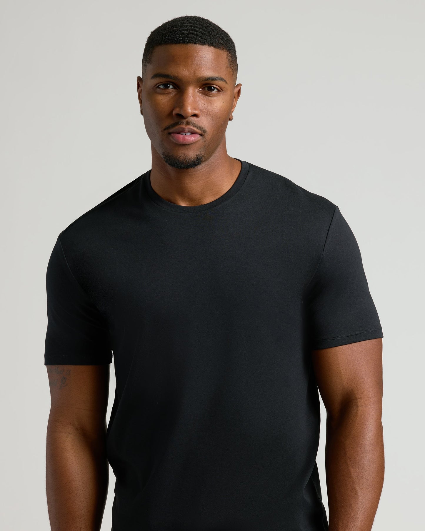 Black Tall Premium Pima Crew Neck