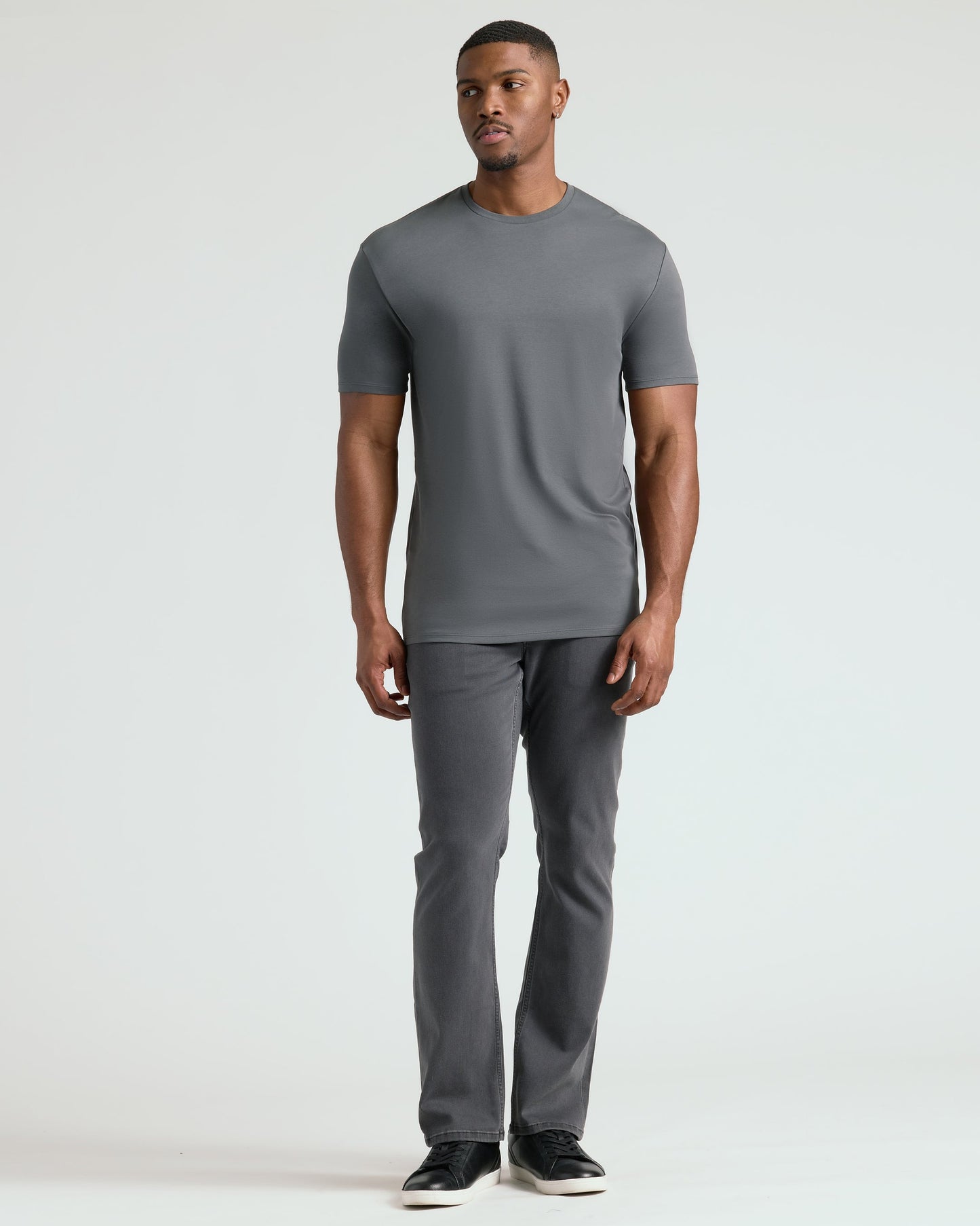 Carbon Tall Premium Pima Crew Neck