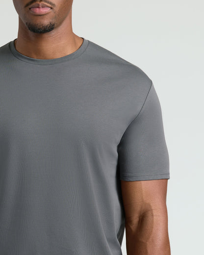 Carbon Tall Premium Pima Crew Neck