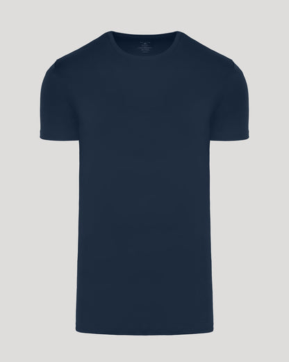 Navy Tall Premium Pima Crew Neck