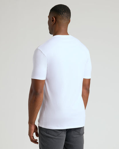 White Tall Premium Pima Crew Neck 2-Pack
