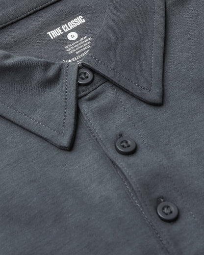 Carbon Tall Premium Pima Polo