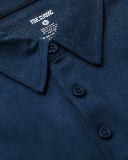 Navy Tall Premium Pima Polo